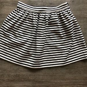 Forever 21 Black and White Striped Skirt Size Small!